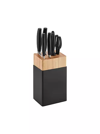 ZWILLING | Messerblock Set 7-tlg FIVE STAR Schwarz | 